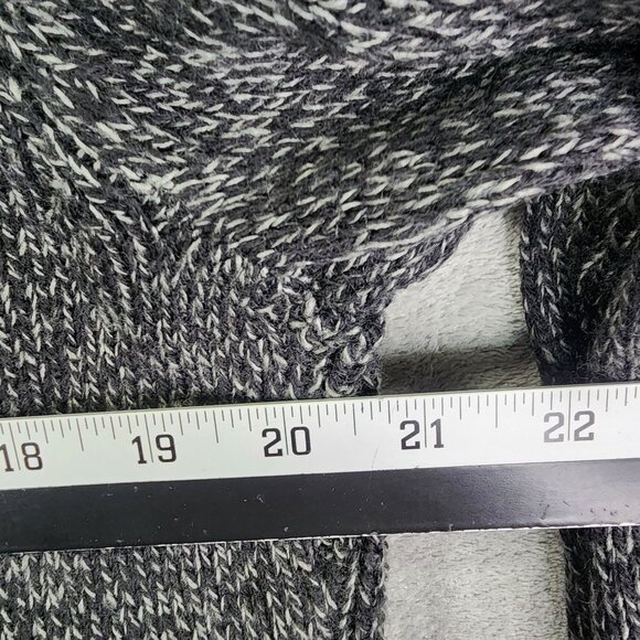 Womens Gray Karen Scott Open Front Cardigan Sweater 100% Acrylic Long Sleeve M - Picture 8 of 10